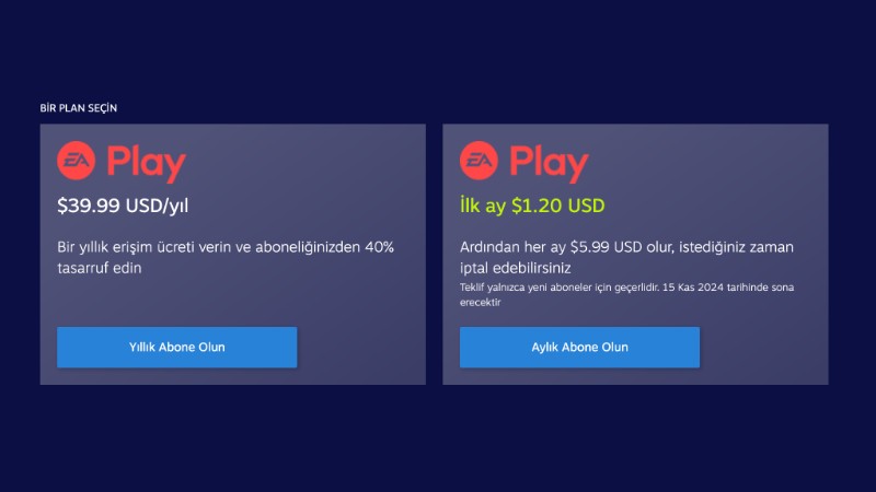 ea play üyelik steam