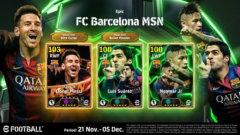 Barcelona'nın Efsanevi Üçlüsü eFootball'da Yeniden Buluşuyor 1 efootball messi neymar suarez