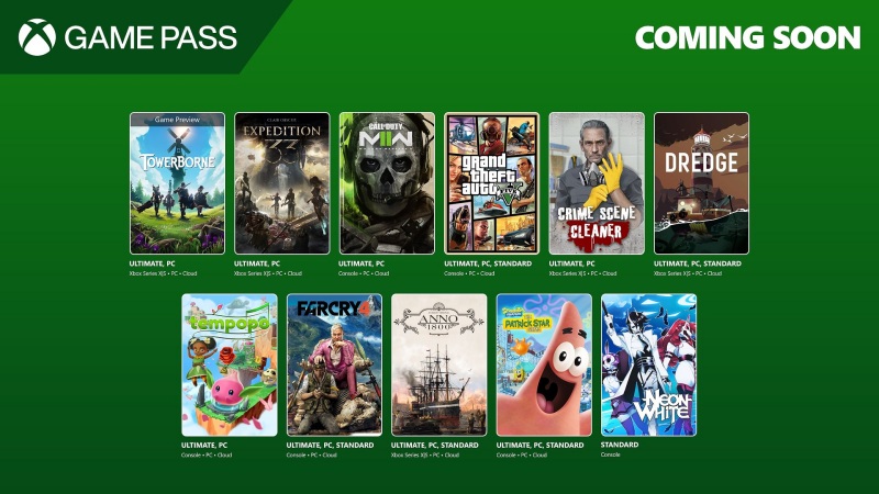 Game Pass Nisan Ayı Yeni Oyunları Arasında GTA 5 ve Modern Warfare 2 Var! 1 game pass nisan ayı yeni oyunlar