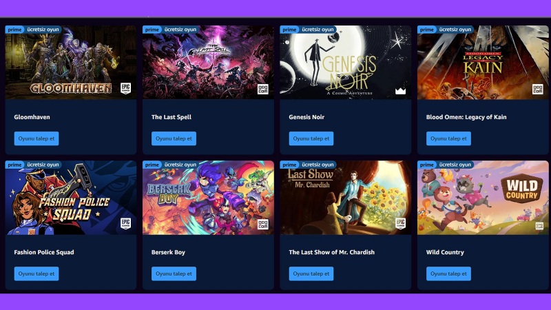 Prime Gaming, Değeri 157 Dolar Olan Sekiz Oyunu Bedava Dağıtıyor! 1 prime gaming nisan 2025