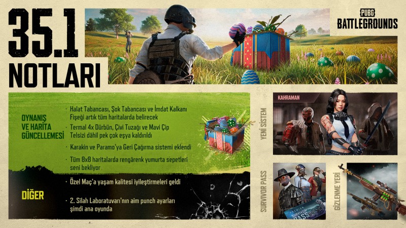 PUBG: Battlegrounds 35.1 Güncellemesi Yayında: Önemli Yenilikler Var 1 pubg battlegrounds 35.1 güncelleme