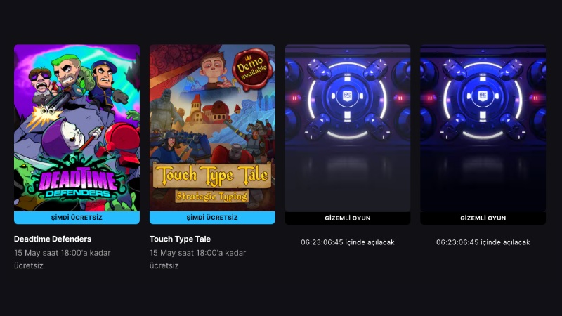 epic games gizemli oyun 2025