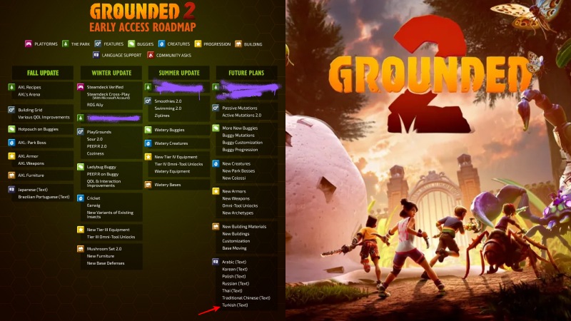 Çıktığı Gibi Game Pass'e Eklenen Grounded 2'ye Türkçe Dil Desteği Geliyor 1 Grounded 2 türkçe dil desteği