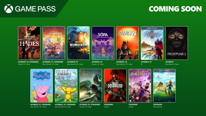 game pass eylül yeni oyunlar