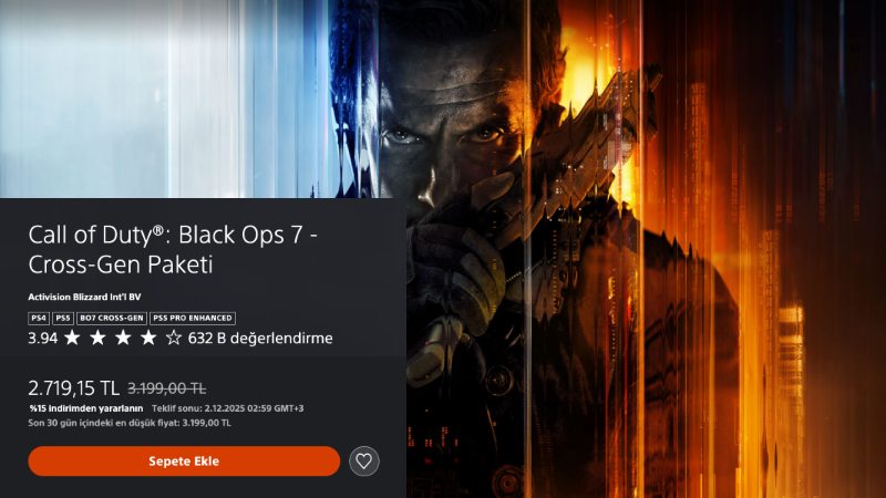 black ops 7 fiyatı indirim ps store