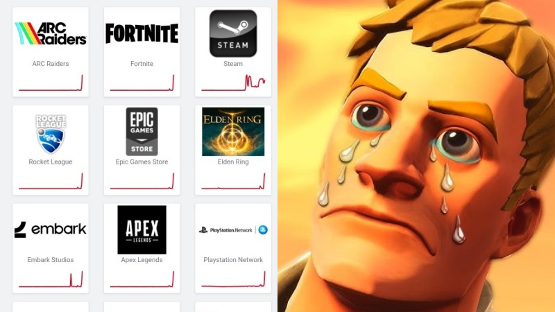 oyunlar ve platformlar çöktü