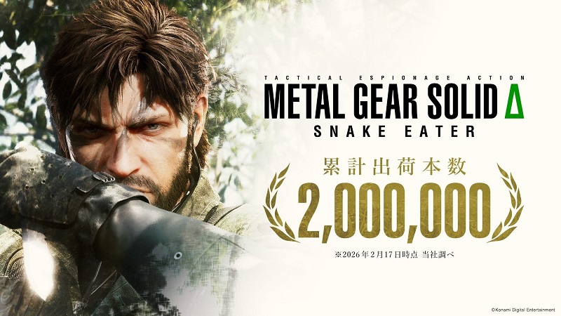 Metal Gear Solid Delta: Snake Eater Satışları 2 Milyonu Aştı