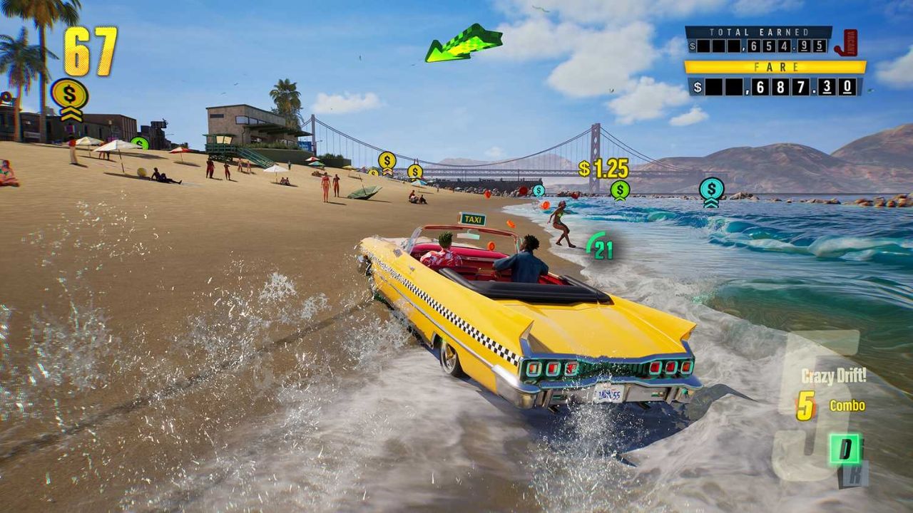Crazy Taxi: World Tour’dan 4 Dakikalık Oynanış Videosu